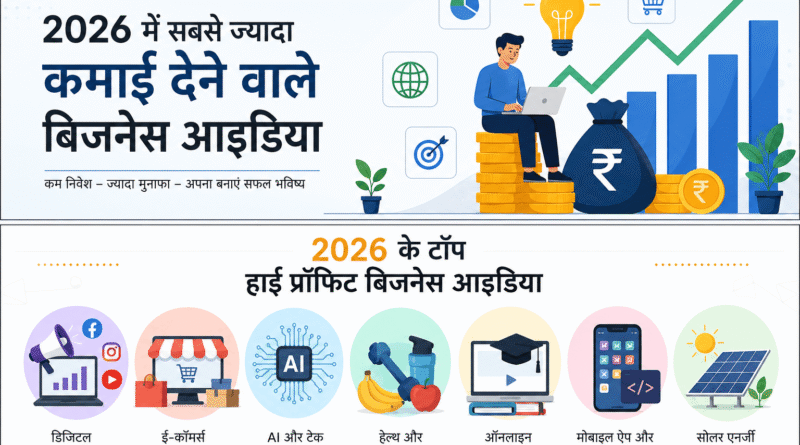 सबसे ज्यादा कमाई देने वाले Business Ideas — Top 10 high income business की list