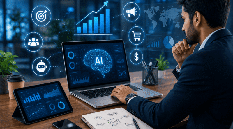 AI से Business कैसे शुरू करें — beginner के लिए AI business roadmap और tools
