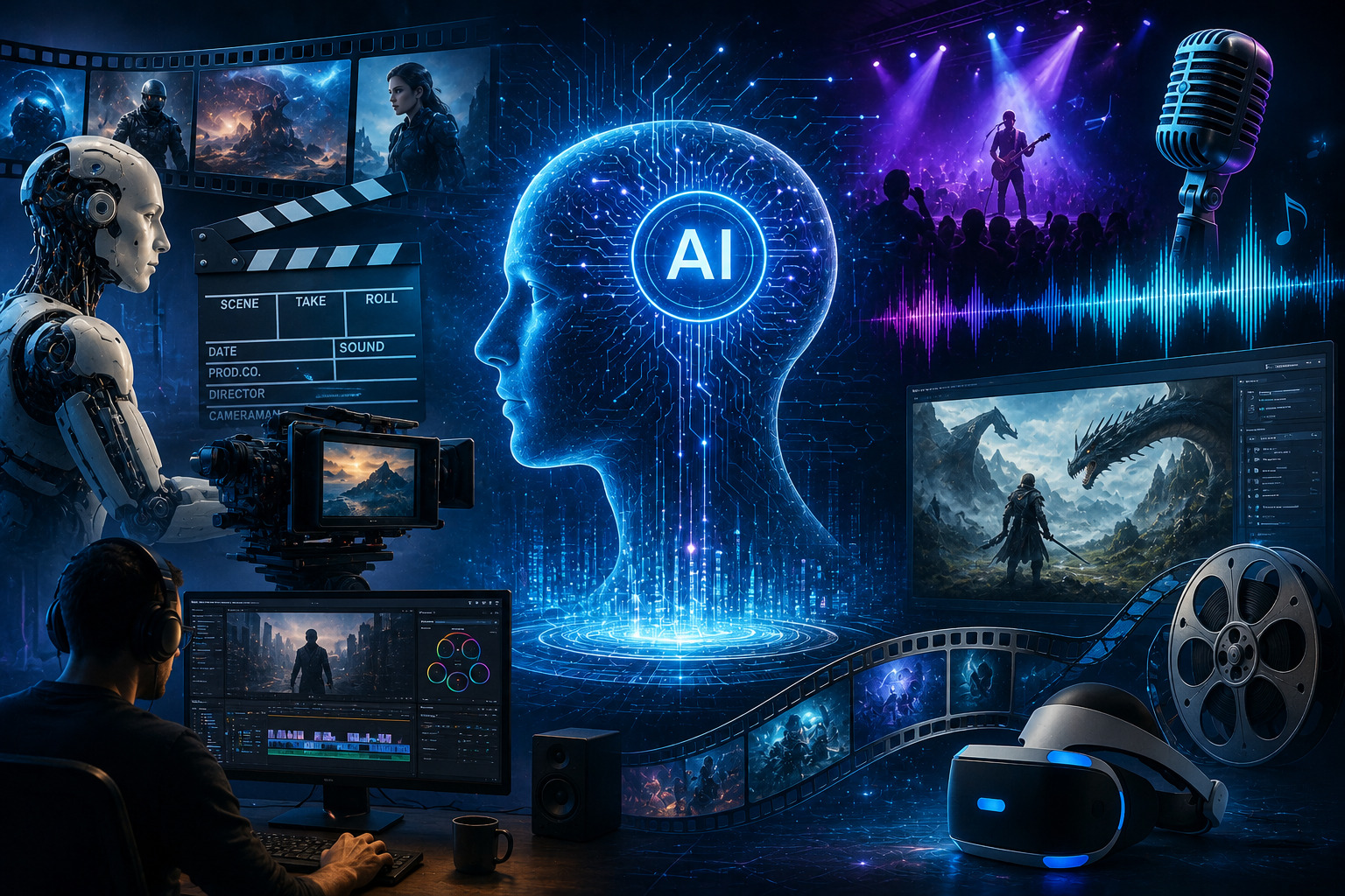 मनोरंजन उद्योग में AI का भविष्य 2 AI in Entertainment Industry - future of AI in entertainment