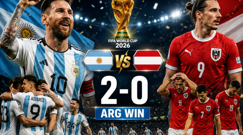 Argentina vs Austria FIFA World Cup 2026 Lionel Messi