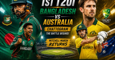 Bangladesh vs Australia 1st T20I