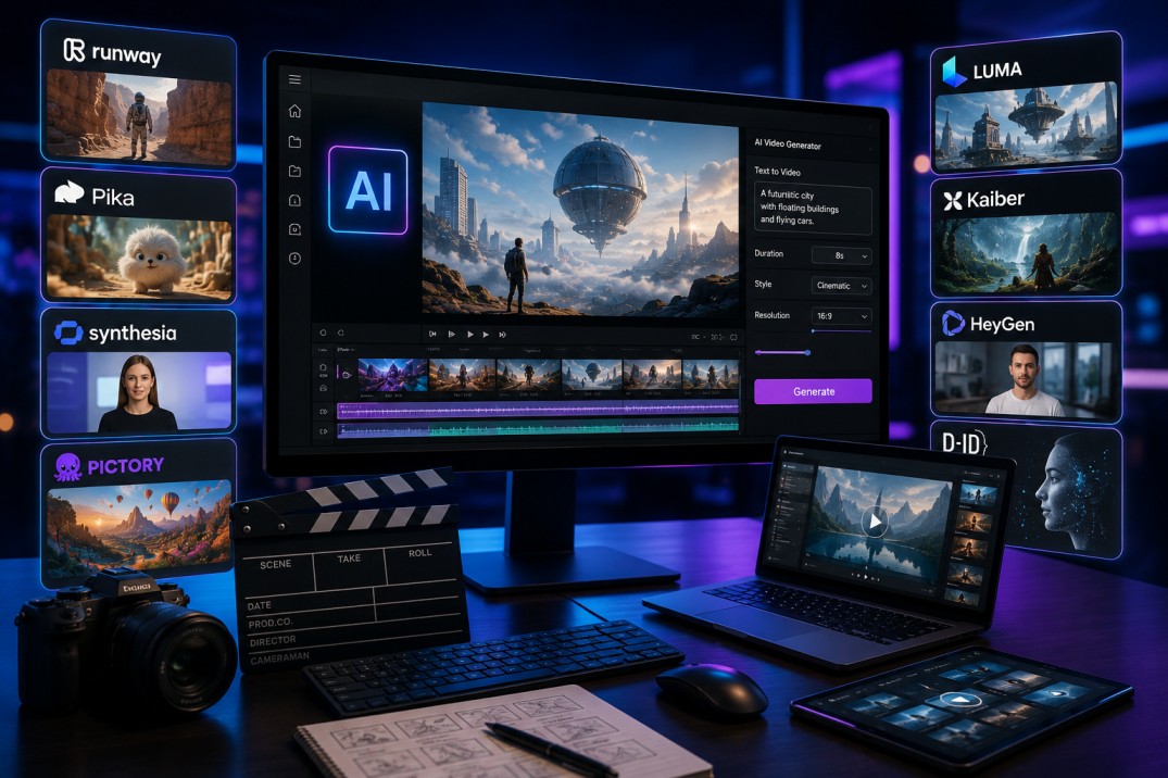 AI Video Generator Tools कौन से सबसे अच्छे हैं? 2 Best AI Video Generator Tools - create videos with AI