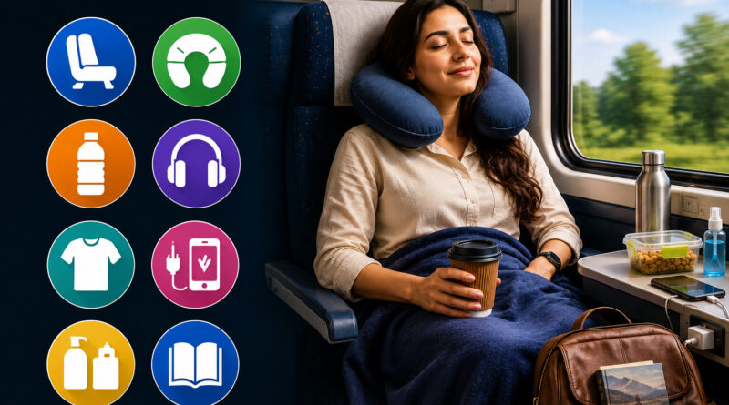 ट्रेन यात्रा को आरामदायक बनाने के आसान तरीके 1 Comfortable Train Journey - easy tips for a comfortable train journey