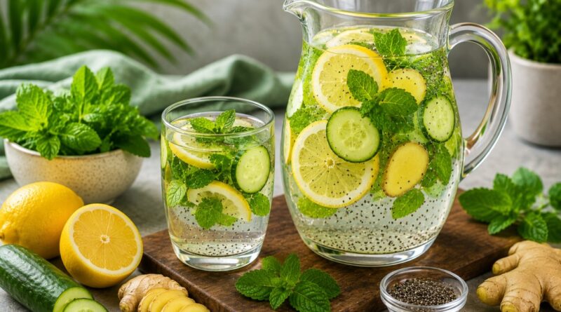 Detox Drink at Home - how to make detox drink at home recipes