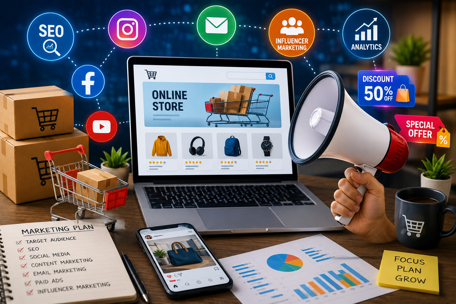 E-commerce Marketing - online store marketing strategies