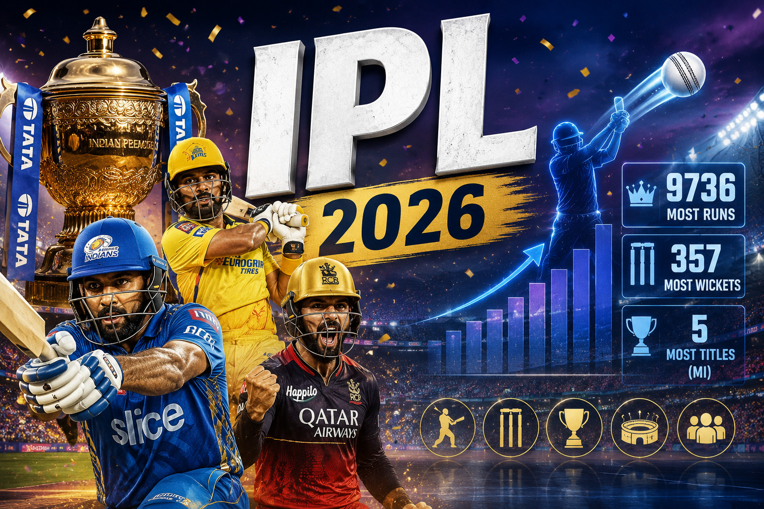 IPL 2026 Records: सबसे बड़े आंकड़े और रिकॉर्ड