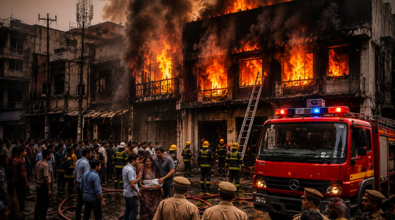 Lucknow Coaching Centre Fire in Aliganj - news