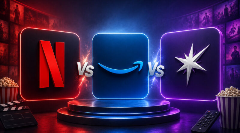 Netflix vs Prime Video vs JioHotstar comparison