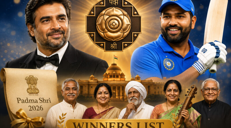 Padma Shri Award 2026: Madhavan, Rohit Sharma और Winners List 1 Padma Shri Award 2026 winners - Madhavan, Rohit Sharma