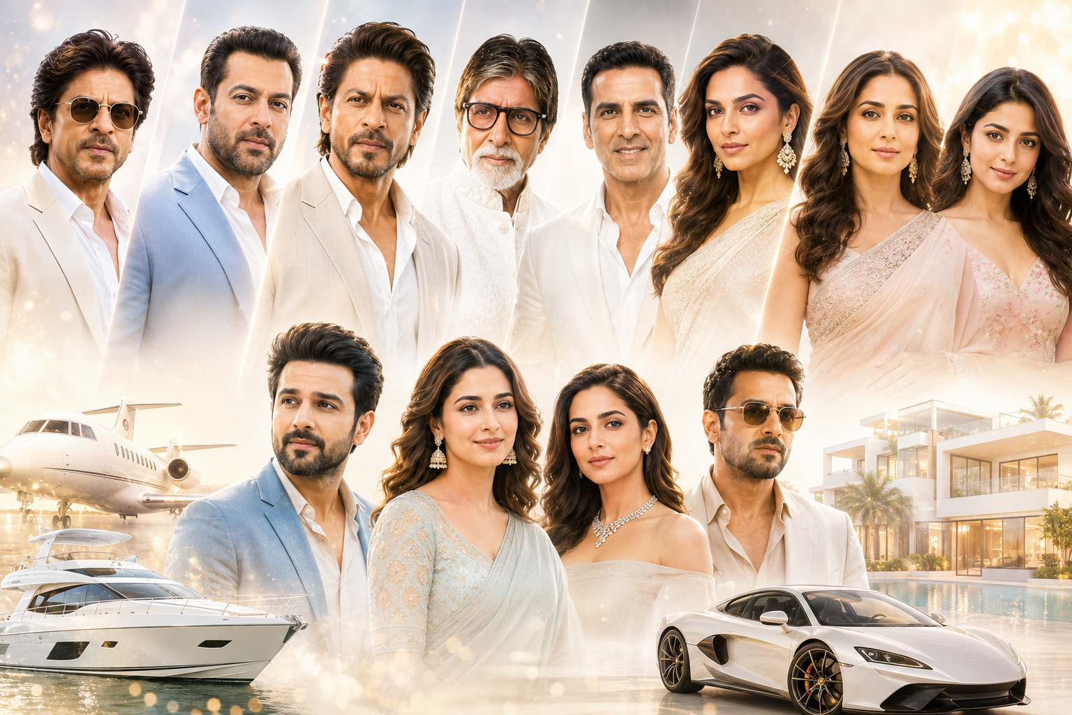 Richest Indian Actors and Actresses: भारत के सबसे अमीर सितारे