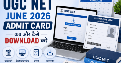 UGC NET June 2026 Admit Card download at ugcnet.nta.nic.in