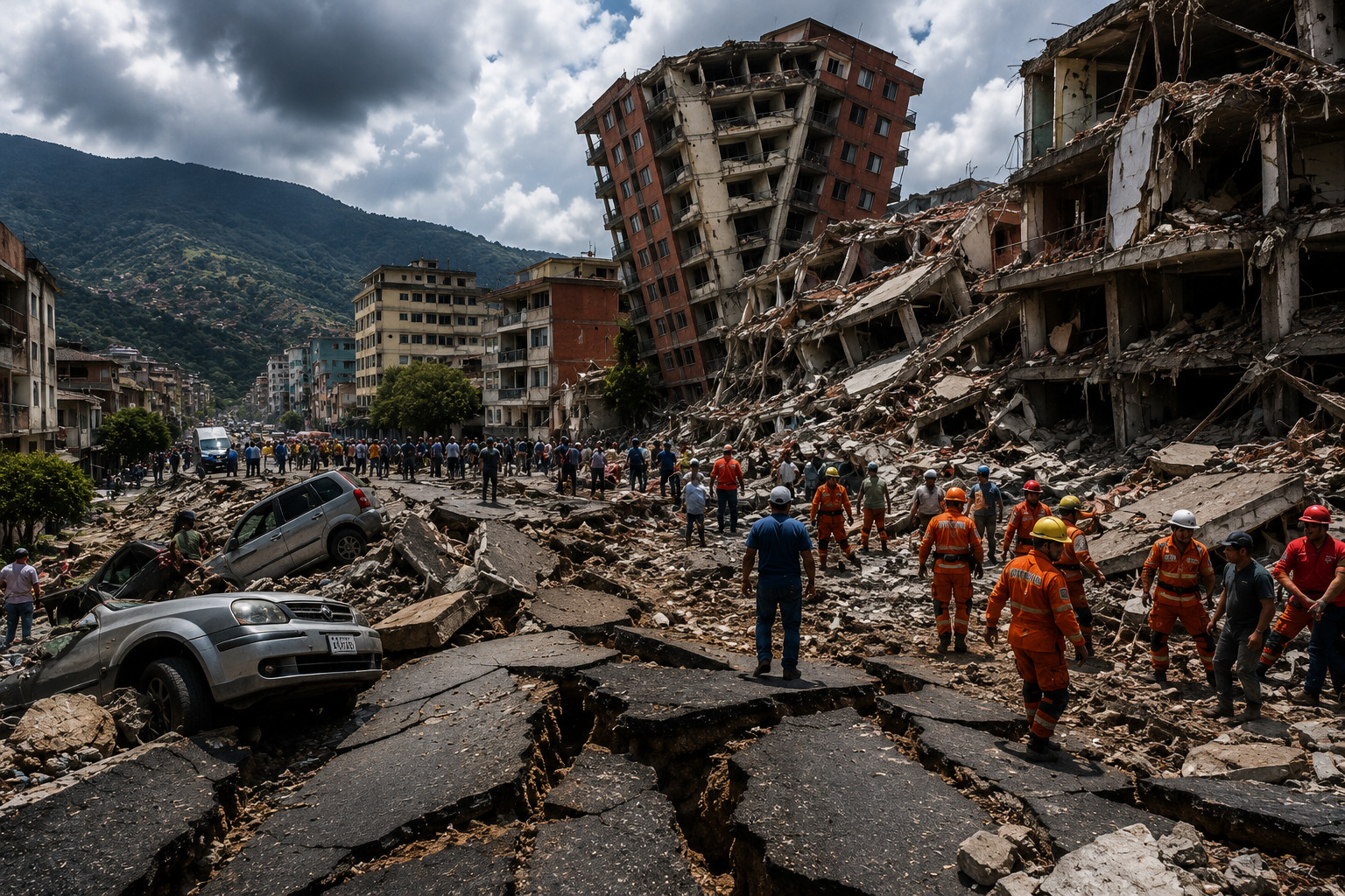 Venezuela Earthquake: शक्तिशाली भूकंप से तबाही, मरने वालों की संख्या बढ़ी 2 Venezuela Earthquake 2026 - damage and rescue efforts
