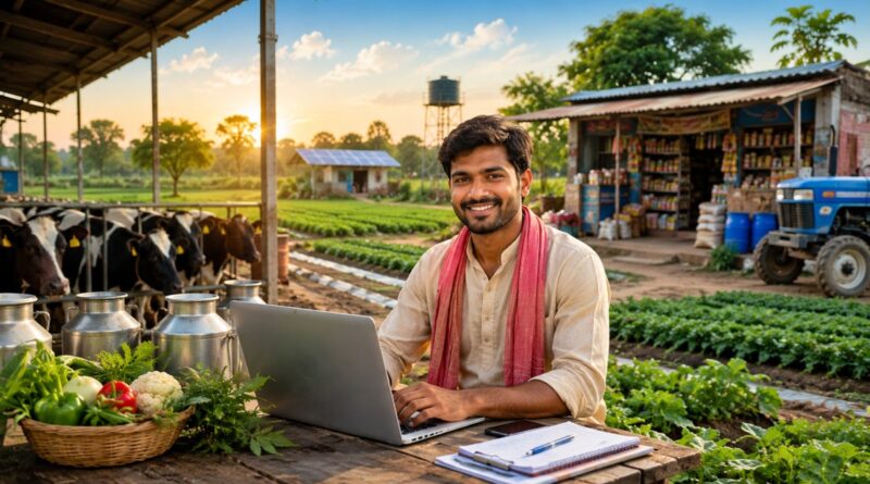 गाँव में शुरू होने वाले profitable business ideas — dairy, poultry और किराना दुकान