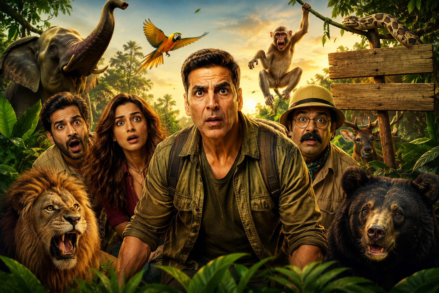 Welcome to the Jungle Movie Review - Akshay Kumar comedy