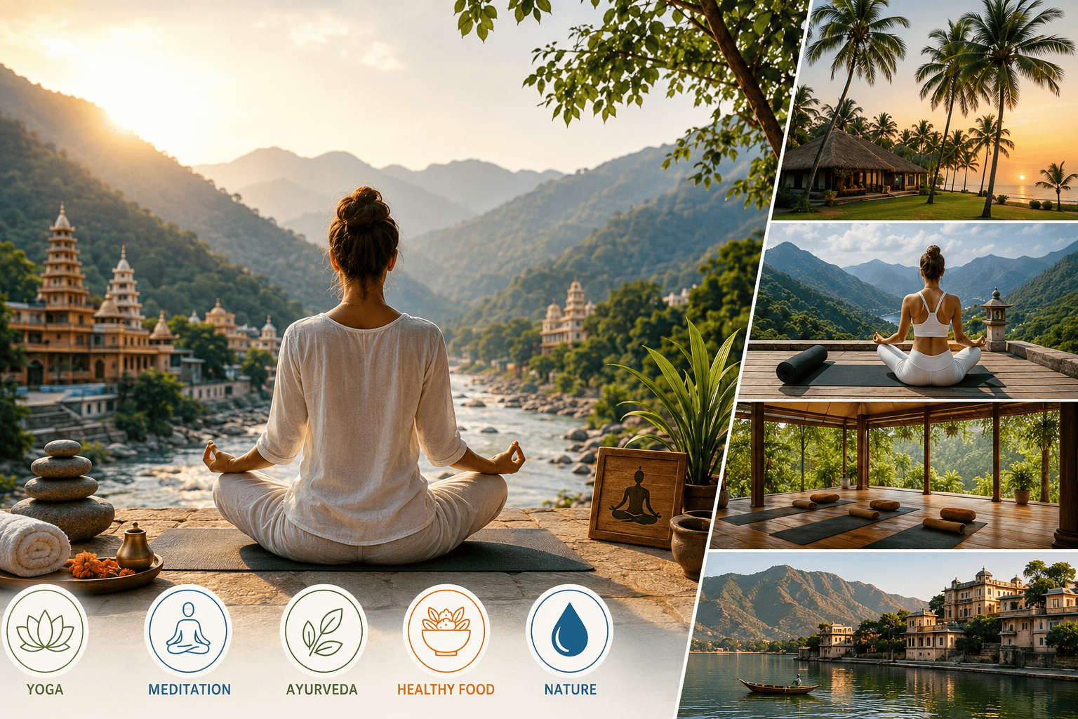 Yoga Retreat in India: योग और Wellness की Best जगहें