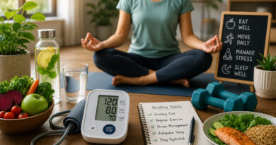 Blood Pressure Control Tips - lifestyle changes for BP management
