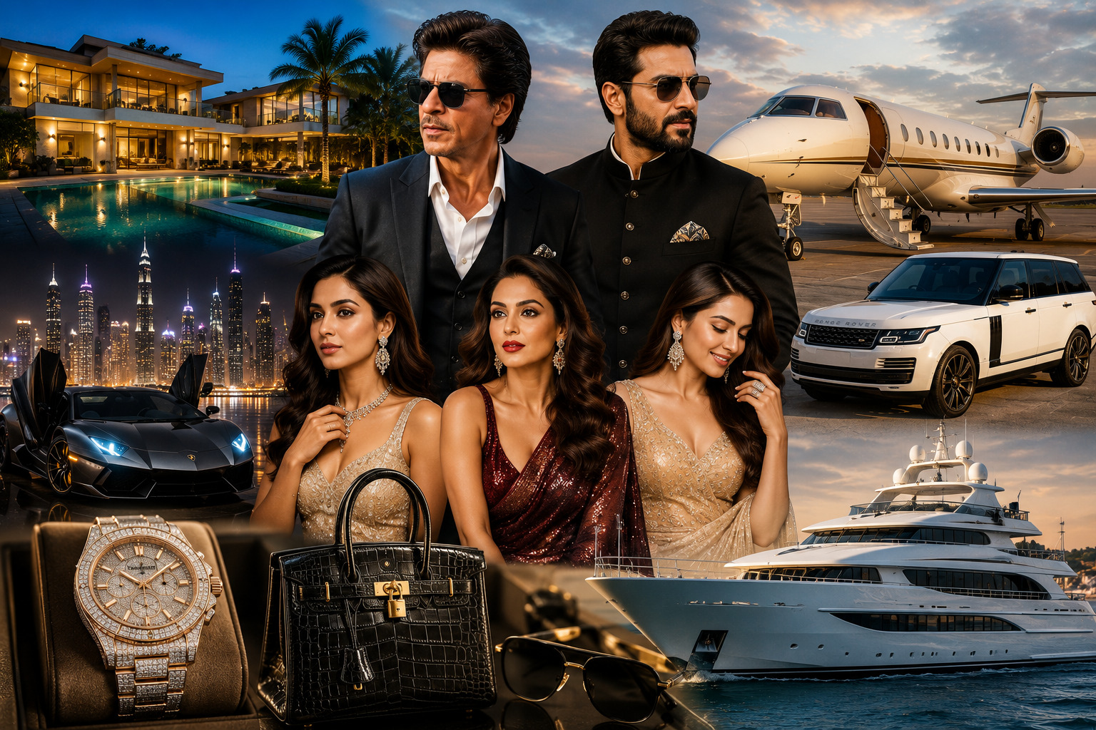 Bollywood Stars Luxury Lifestyle - homes cars vacations