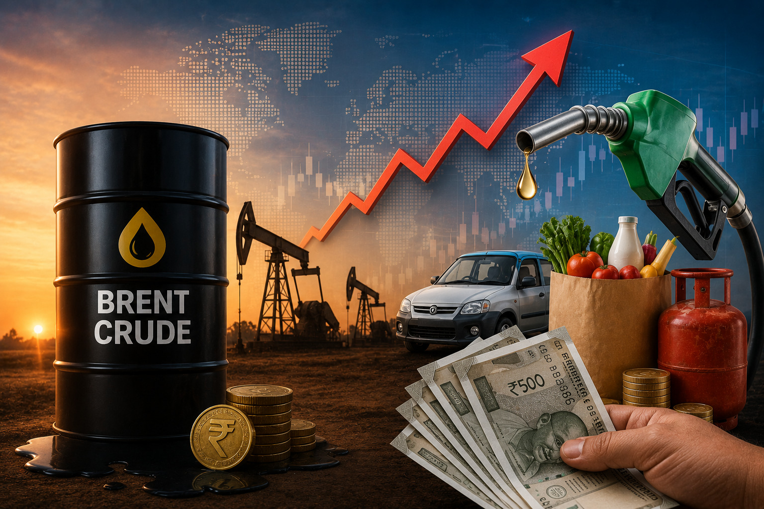 Brent Crude Price: कच्चे तेल की कीमत और आम जनता पर असर