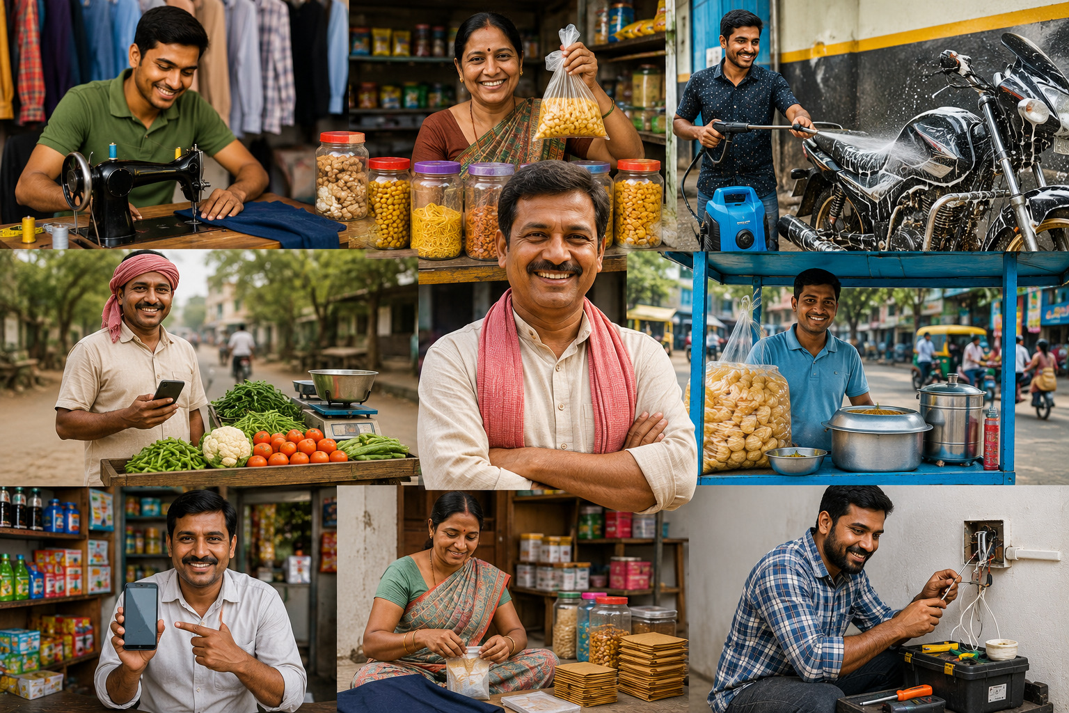 Business Ideas for Less Educated - small business options India