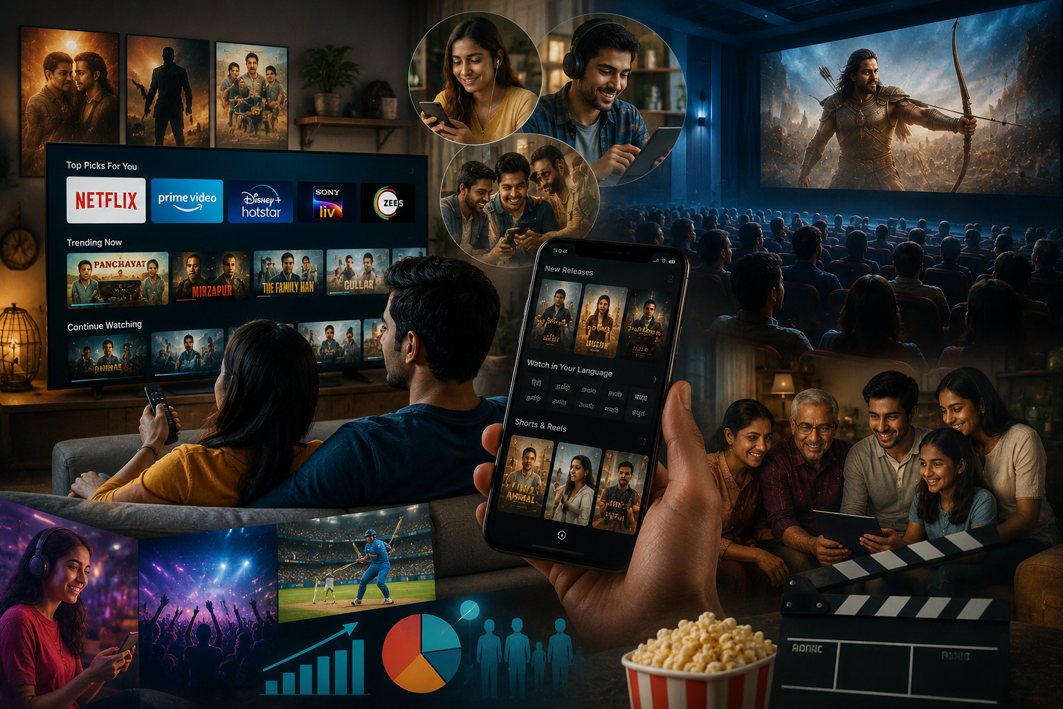 Changing Preferences of Indian Audiences - OTT vs theatre 2026