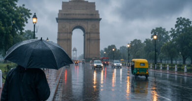 Delhi Weather Today - monsoon rain and temperature update July 2026