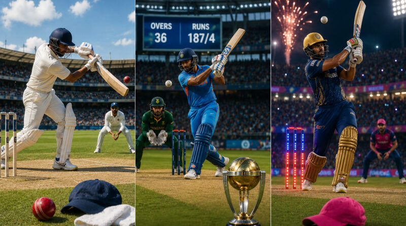 टेस्ट, ODI और T20 में क्या अंतर है? 1 Difference Between Test ODI and T20 - cricket formats comparison
