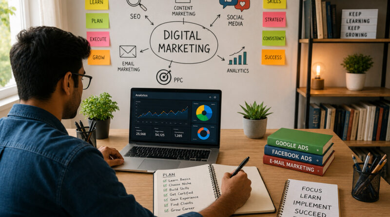 Digital Marketing Career - roadmap for freelancing and jobs