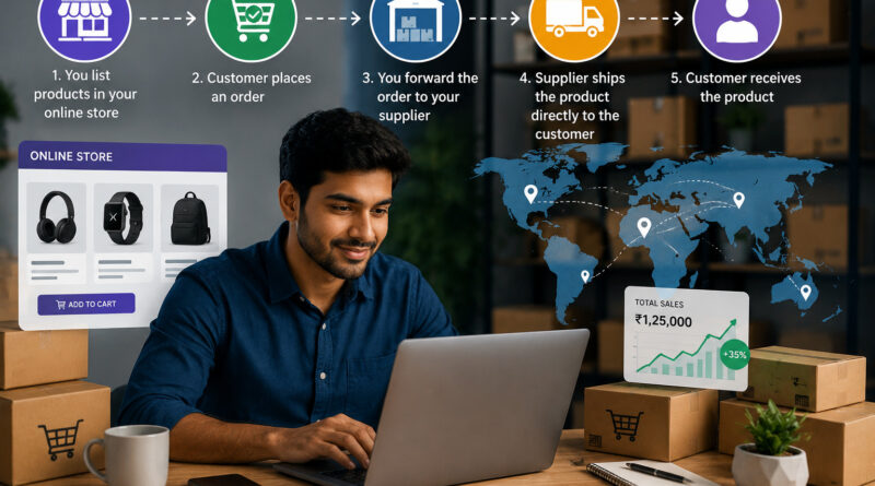 Dropshipping Business - how to start online store in India