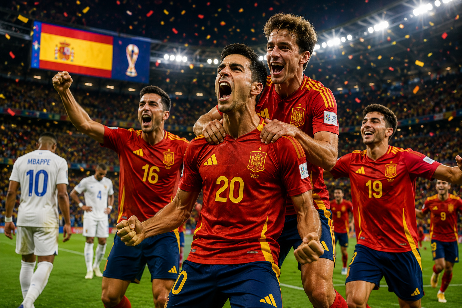 France vs Spain World Cup 2026 semi final - Spain win 2-0