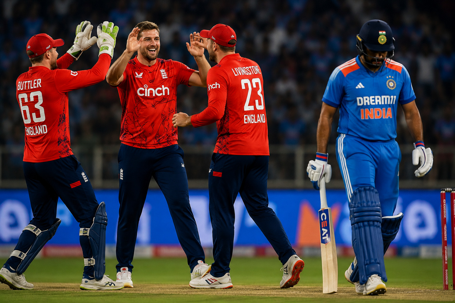 India vs England 3rd T20I 2026 - England win by 125 runs Trent Bridge