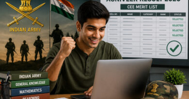Indian Army Agniveer Result 2026 - CEE merit list joinindianarmy.nic.in