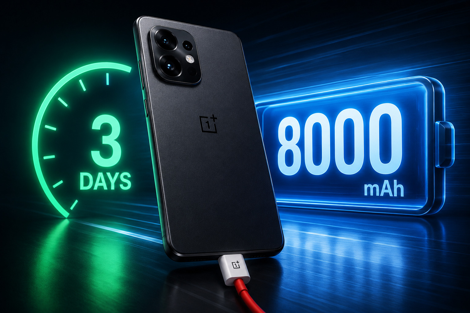 Home 31 OnePlus N6 Battery: 8000mAh के साथ 3 दिन तक चलेगा फोन
