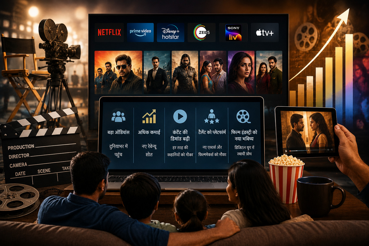 OTT Benefits for Film Industry - streaming platforms cinema impact