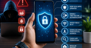 Protect Mobile from Hacking - phone security tips against hackers
