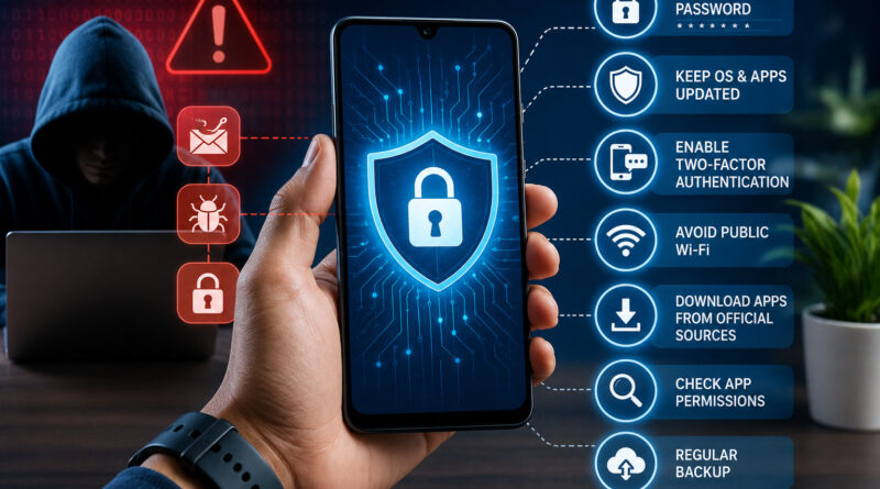Protect Mobile from Hacking - phone security tips against hackers