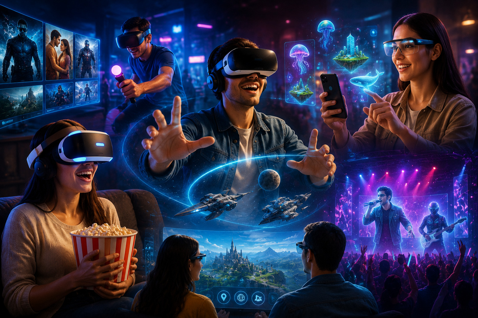 VR and AR in Entertainment - future of immersive entertainment