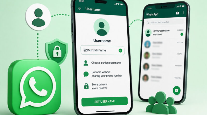 WhatsApp Usernames: अब फोन नंबर के बिना ऐसे जुड़ें 1 WhatsApp Usernames feature - connect without phone number 2026