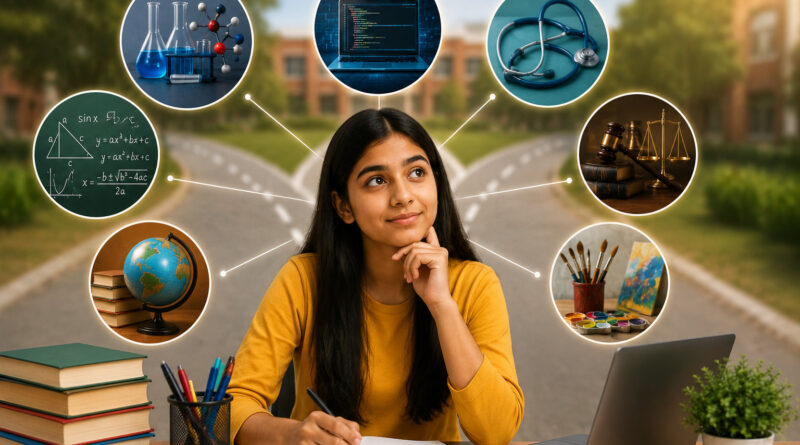 Subject to Choose After 10th - Science Commerce Arts stream selection
